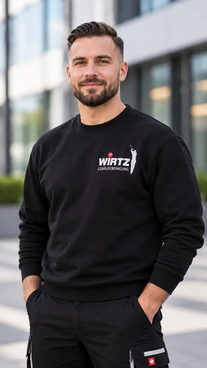 Porträt eines Mitarbeiters der WIRTZ Gebäudereinigung.
