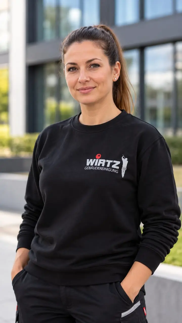 Porträt einer Mitarbeiterin der WIRTZ Gebäudereinigung.