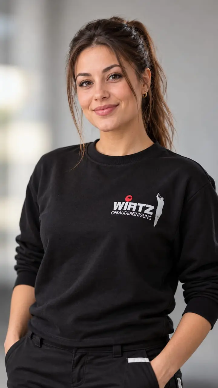 Porträt einer Mitarbeiterin der WIRTZ Gebäudereinigung.