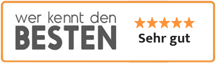 Auszeichnung „wer kennt den BESTEN“: Sehr gut